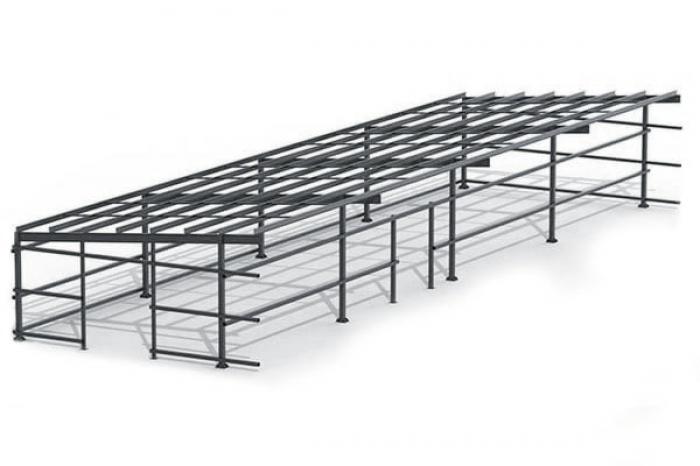 Проект здания 6x24x3,3 м