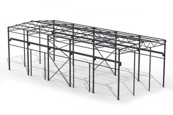 Проект здания 12x30x8,5 м