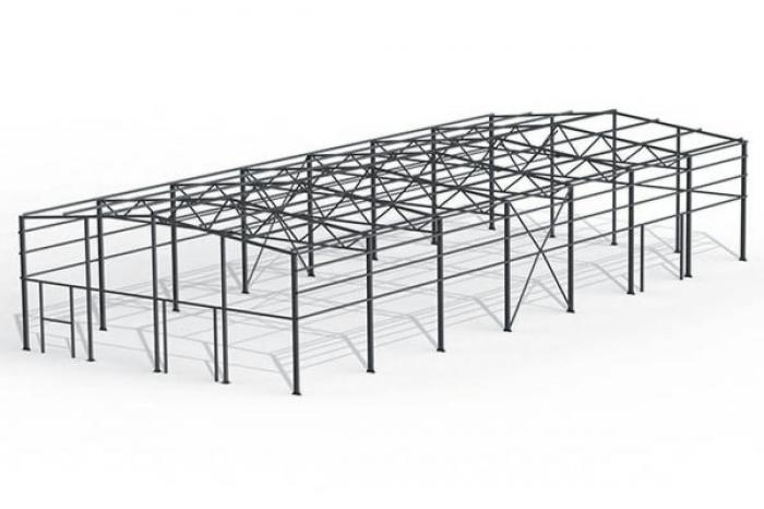 Проект здания 24x42x6 м